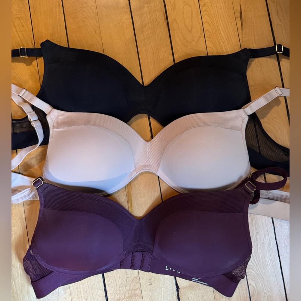 Lively No Wite Push up Bras- set of 3